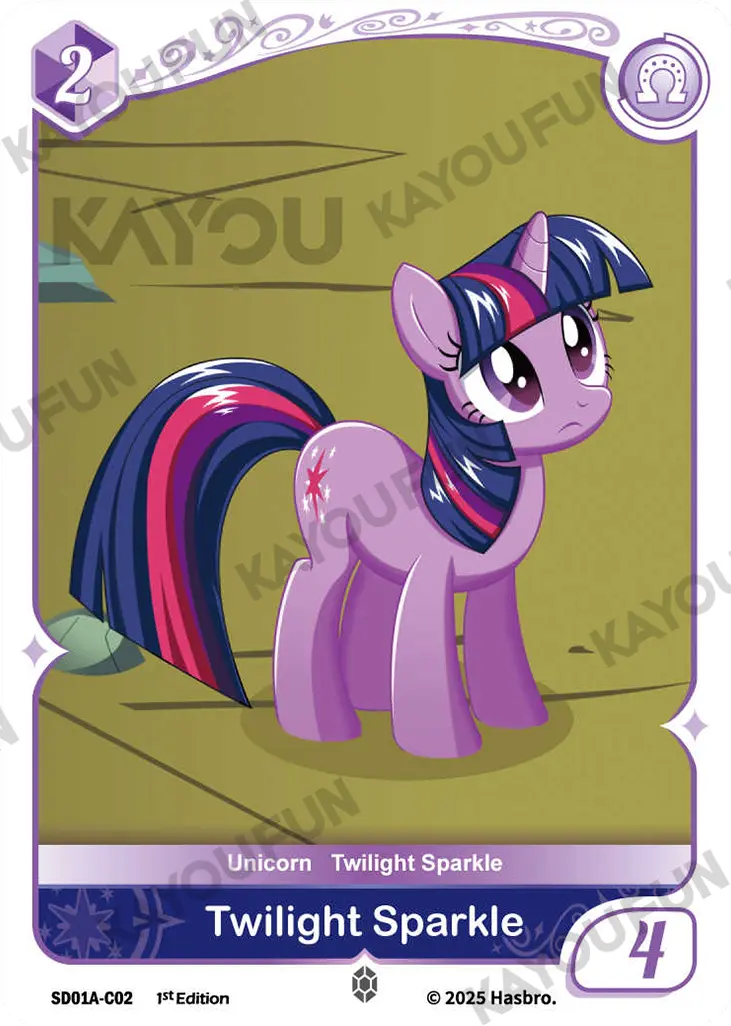 Kartu Kayou My Little Pony TCG - Twilight Sparkle (C)