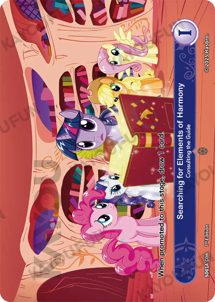 Kartu Kayou My Little Pony TCG - Searching for Elements of Harmony - Consulting the Guide (C)