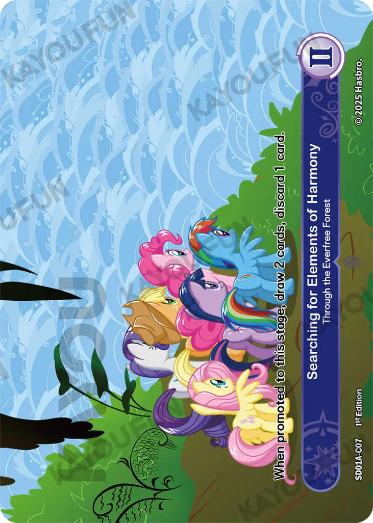 Kartu Kayou My Little Pony TCG - Searching for Elements of Harmony - Through the Everfree Forest (C)