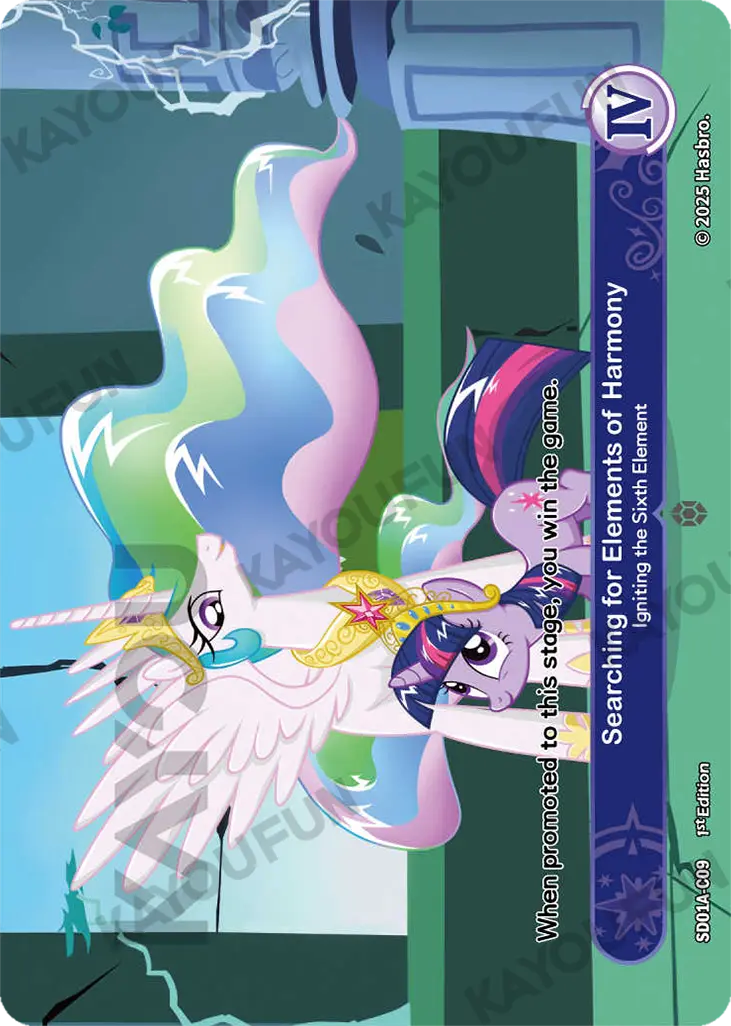 Kartu Kayou My Little Pony TCG - Searching for Elements of Harmony - Igniting the Sixth Element (C)
