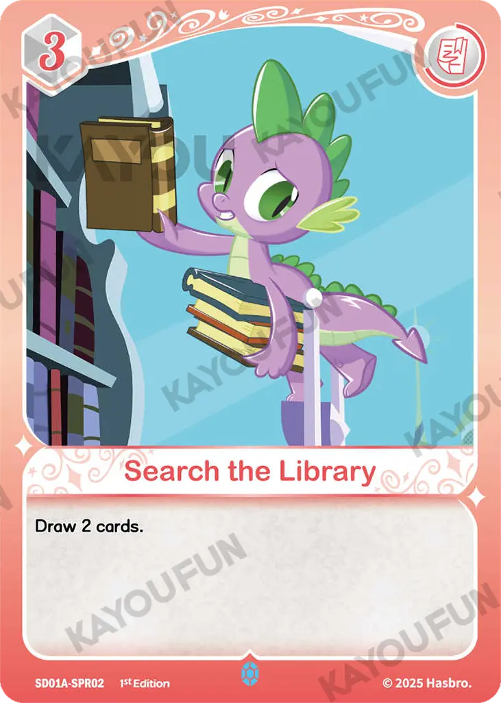 Kartu Kayou My Little Pony TCG - Search the Library (SPR)