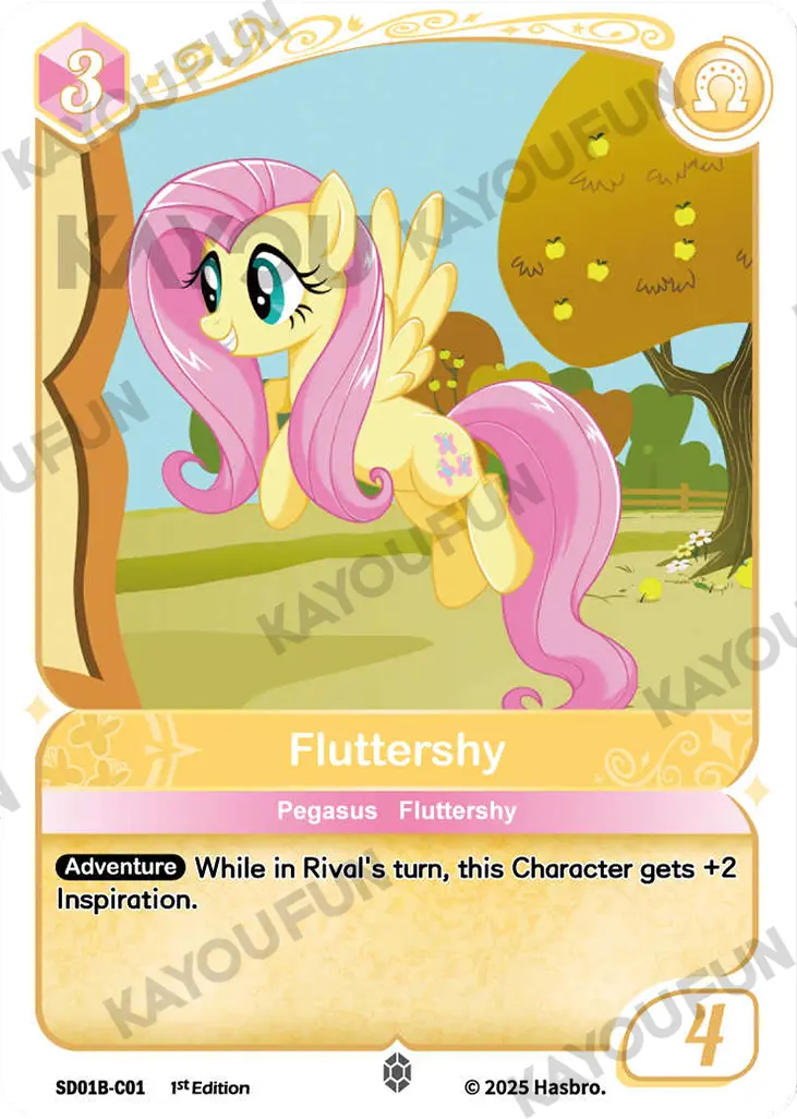 Kartu Kayou My Little Pony TCG - Fluttershy (C)