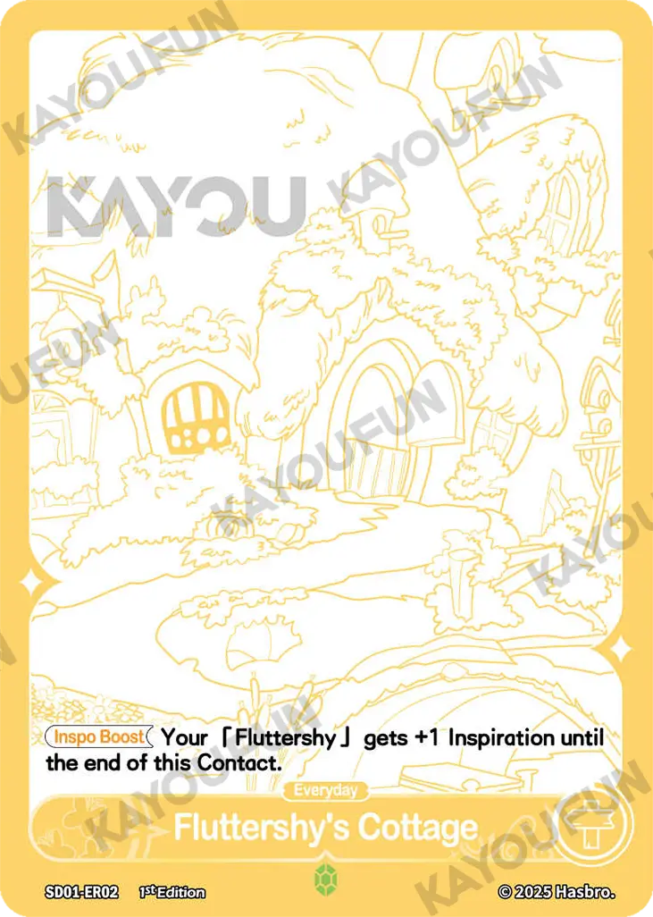 Kartu Kayou My Little Pony TCG - Fluttershy's Cottage (ER)