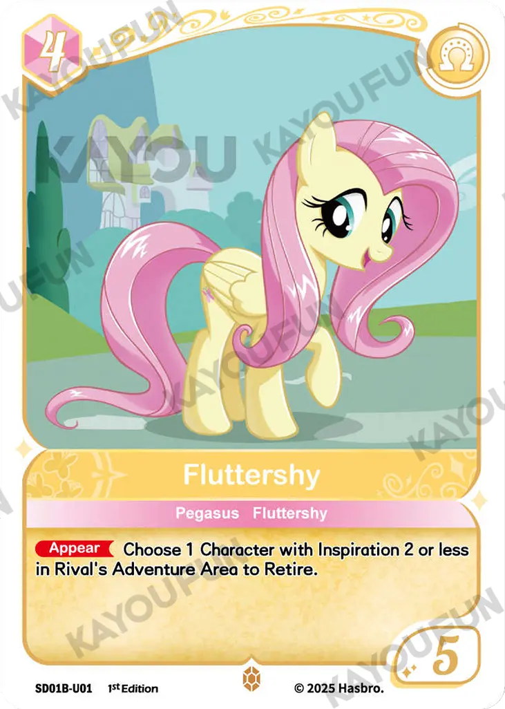 Kartu Kayou My Little Pony TCG - Fluttershy (U)