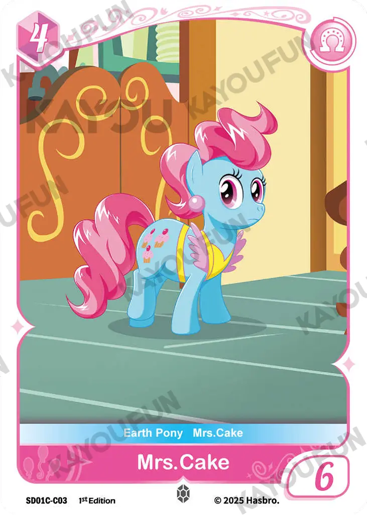 Kartu Kayou My Little Pony TCG - Mrs. Cake (C)