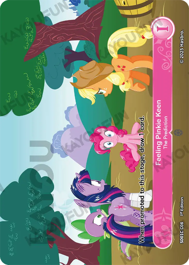 Kartu Kayou My Little Pony TCG - Feeling Pinkie Keen - The Prediction (C)