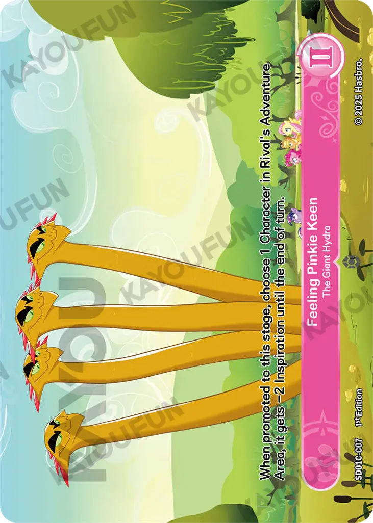 Kartu Kayou My Little Pony TCG - Feeling Pinkie Keen - The Giant Hydra (C)