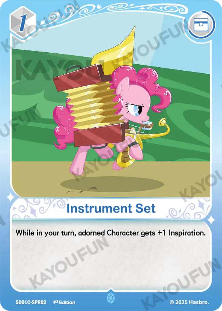 Kartu Kayou My Little Pony TCG - Instrument Set (SPR)