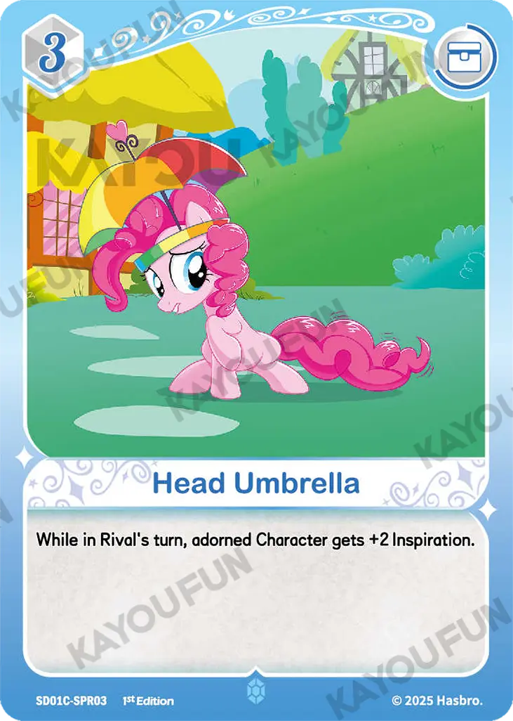 Kartu Kayou My Little Pony TCG - Head Umbrella (SPR)