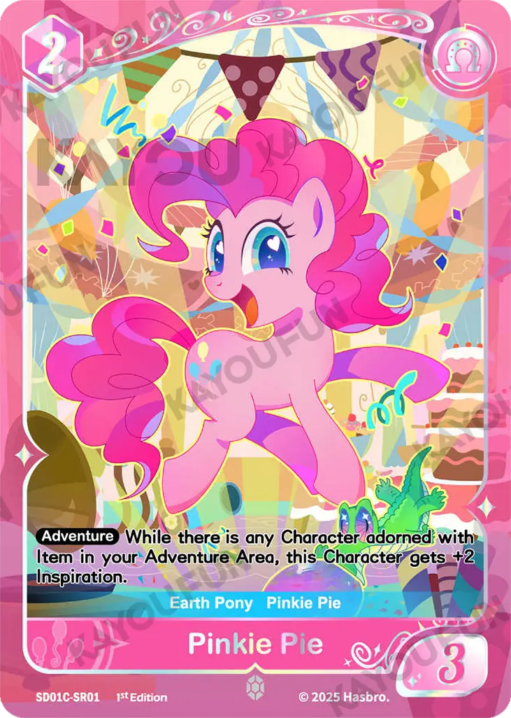 Kartu Kayou My Little Pony TCG - Pinkie Pie (SR)