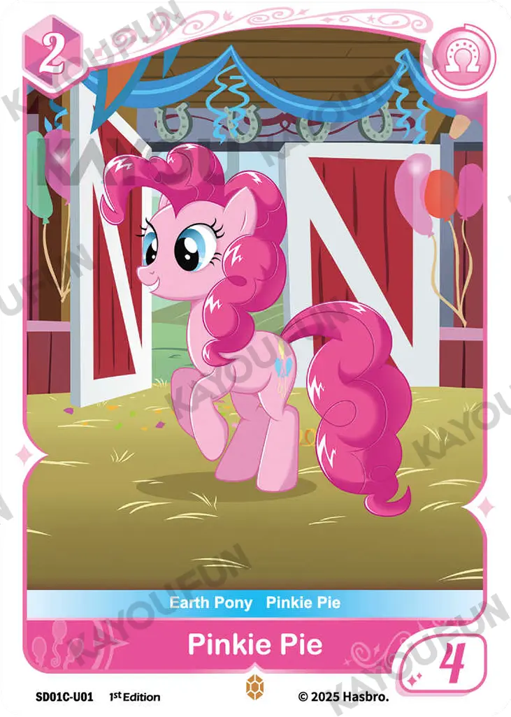 Kartu Kayou My Little Pony TCG - Pinkie Pie (U)