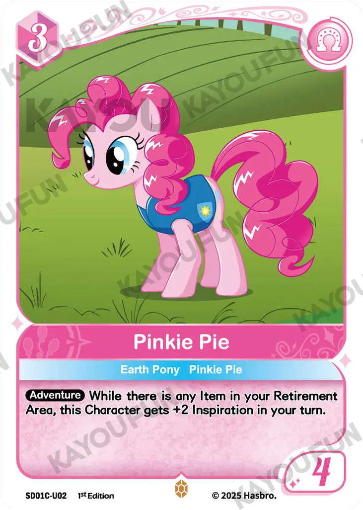Kartu Kayou My Little Pony TCG - Pinkie Pie (U)