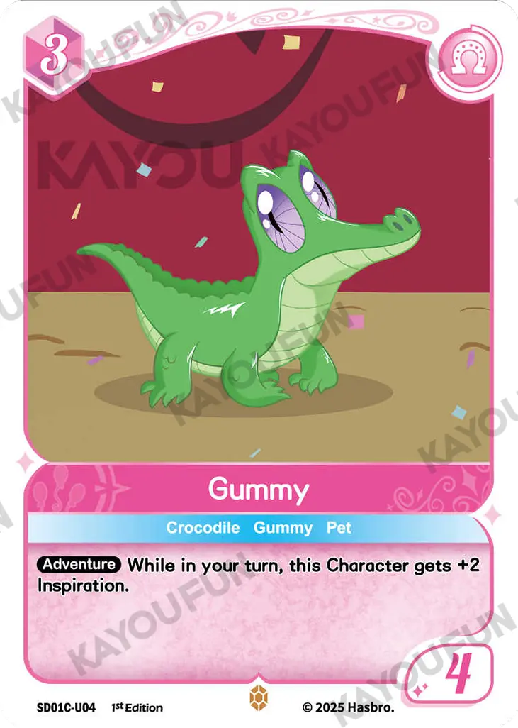 Kartu Kayou My Little Pony TCG - Gummy (U)