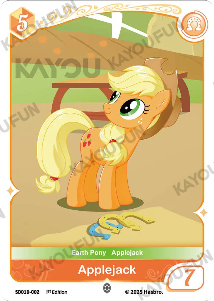 Kartu Kayou My Little Pony TCG - Applejack (C)