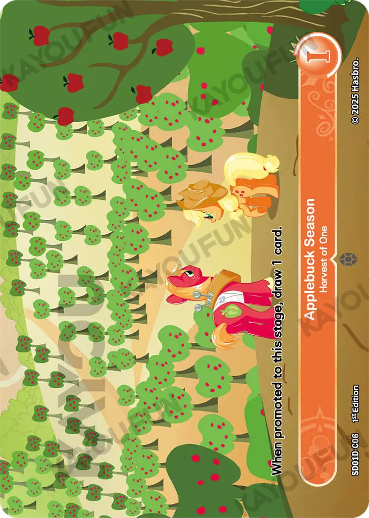Kartu Kayou My Little Pony TCG - Applebuck Season - Harvest of One (C)
