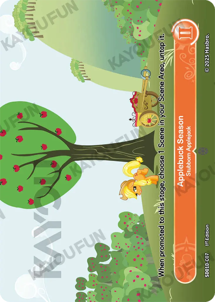 Kartu Kayou My Little Pony TCG - Applebuck Season - Stubborn Applejack (C)