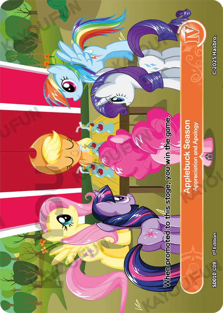 Kartu Kayou My Little Pony TCG - Applebuck Season - Appreciation and Apology (C)