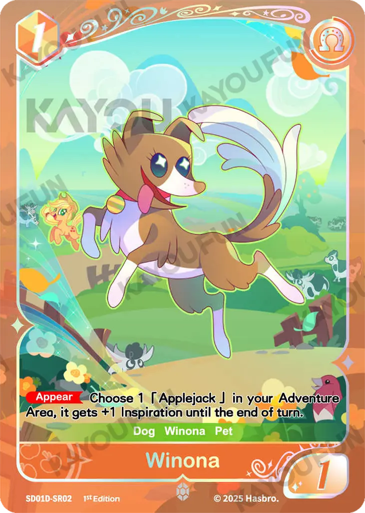 Kartu Kayou My Little Pony TCG - Winona (SR)