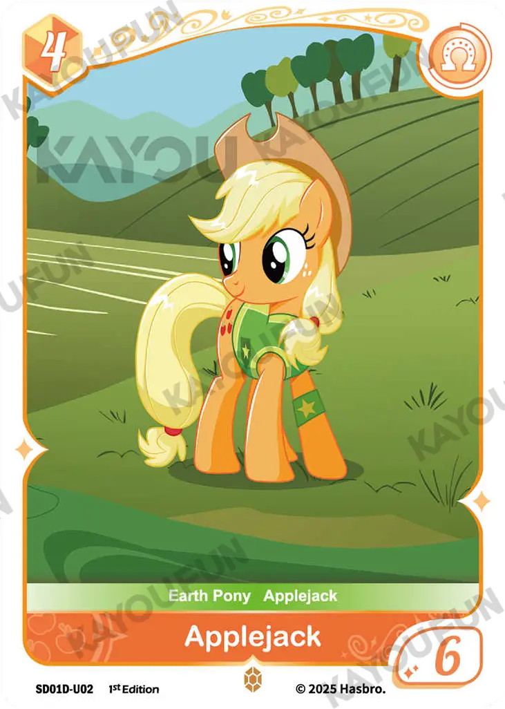 Kartu Kayou My Little Pony TCG - Applejack (U)