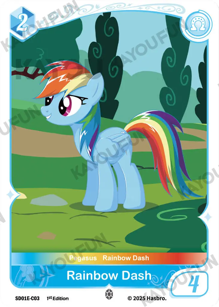 Kartu Kayou My Little Pony TCG - Rainbow Dash (C)
