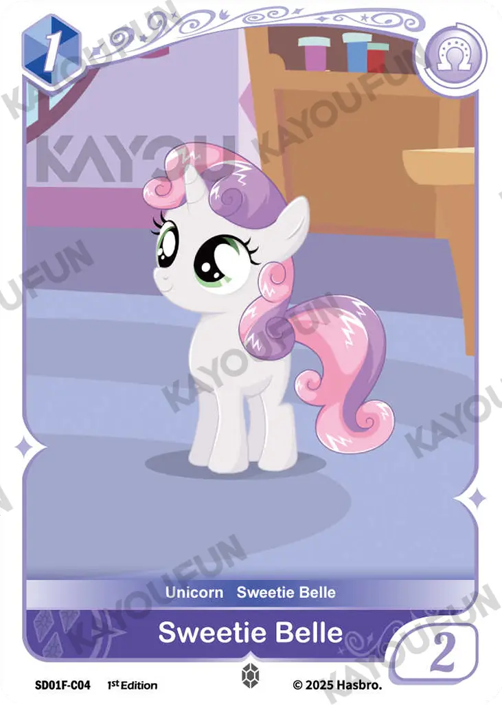 Kartu Kayou My Little Pony TCG - Sweetie Belle (C)