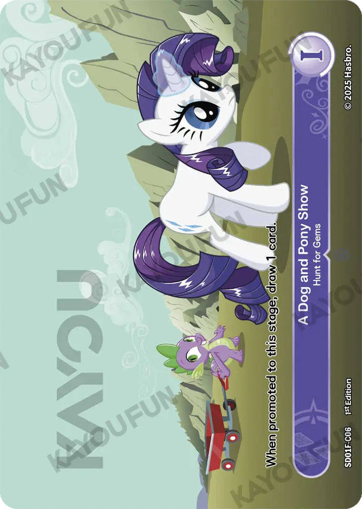 Kartu Kayou My Little Pony TCG - A Dog and Pony Show - Hunt for gems (C)