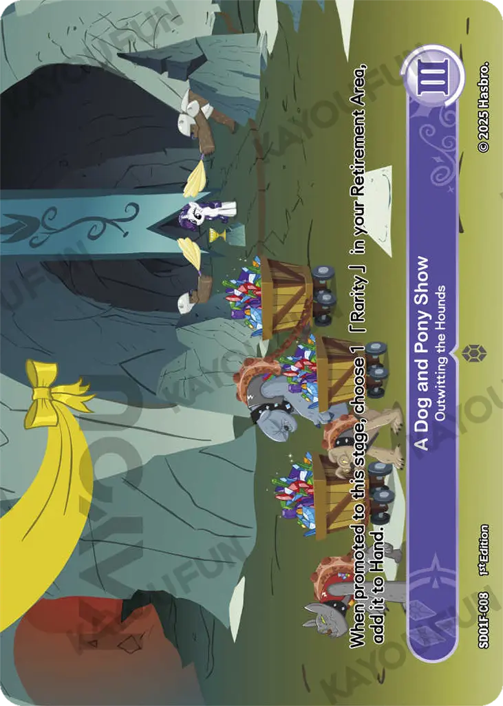 Kartu Kayou My Little Pony TCG - A Dog and Pony Show - Outwitting the Hounds (C)