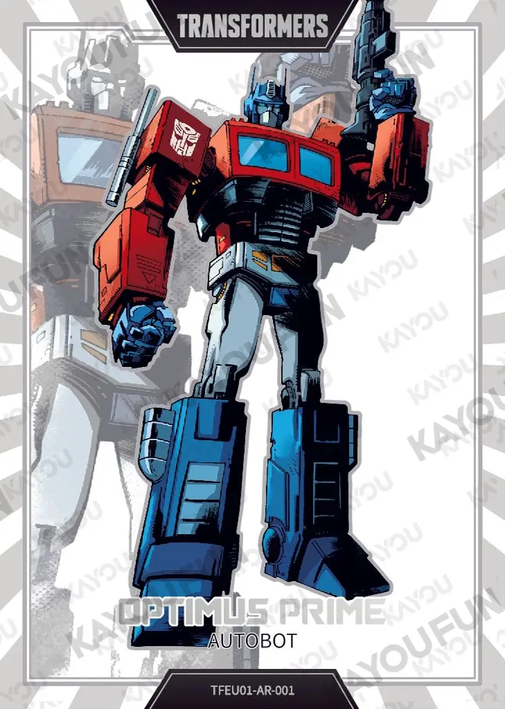 Kartu Kayou Transformers - Optimus Prime (AR)