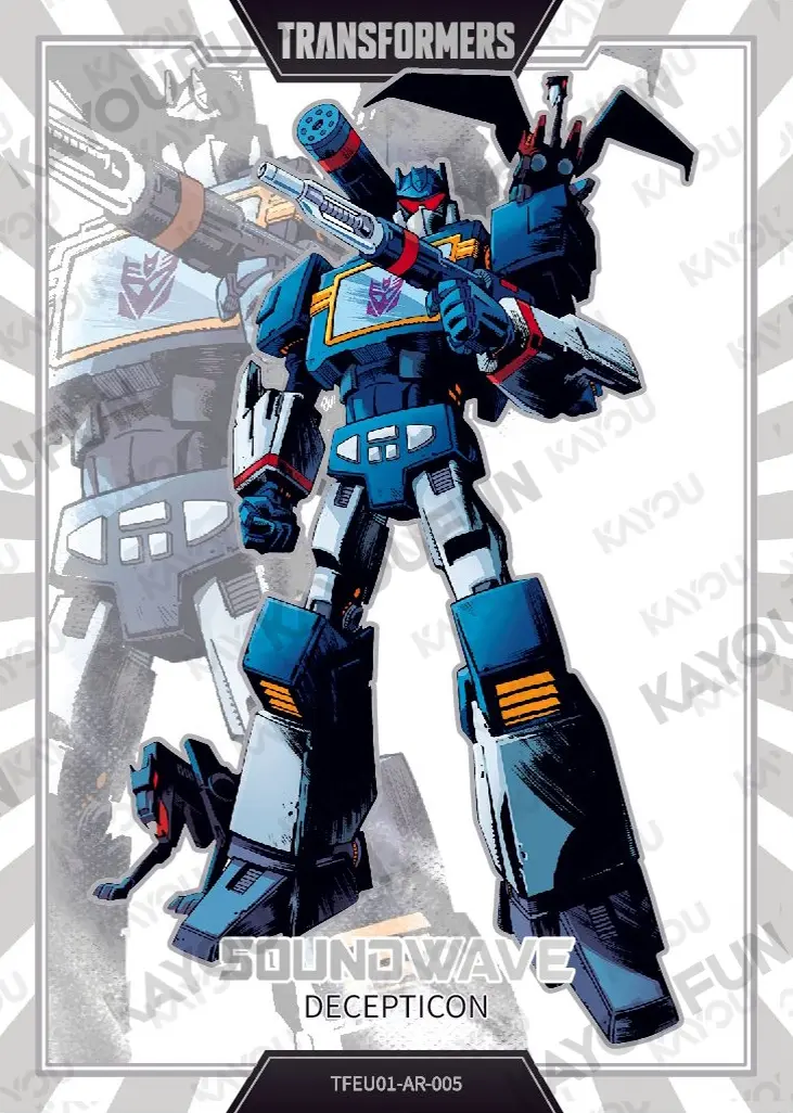 Kartu Kayou Transformers - Soundwave (AR)