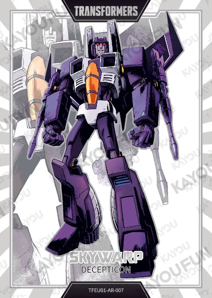 Kartu Kayou Transformers - Skywarp (AR)