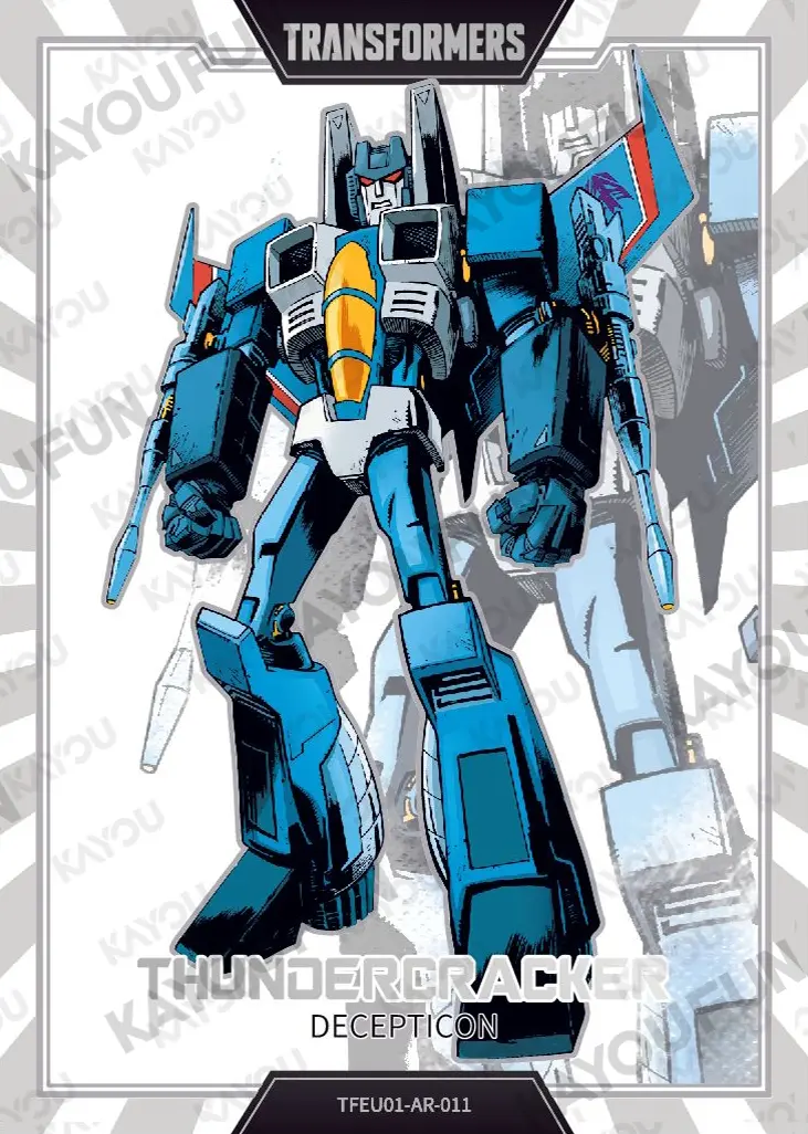 Kartu Kayou Transformers - Thundercracker (AR)