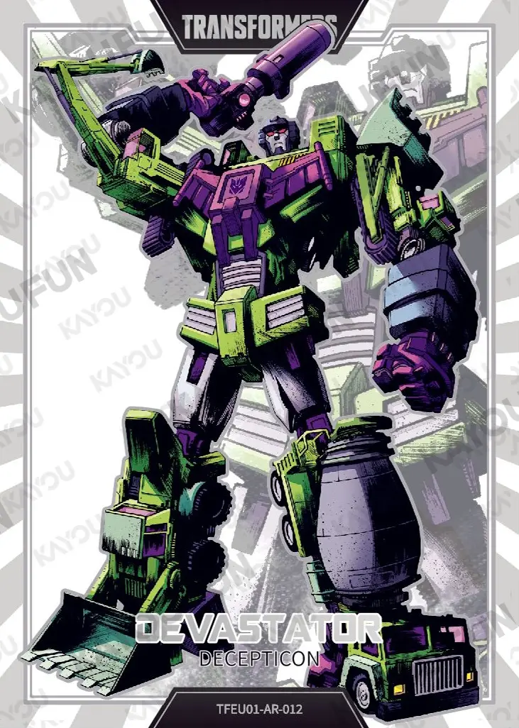Kartu Kayou Transformers - Devastator (AR)