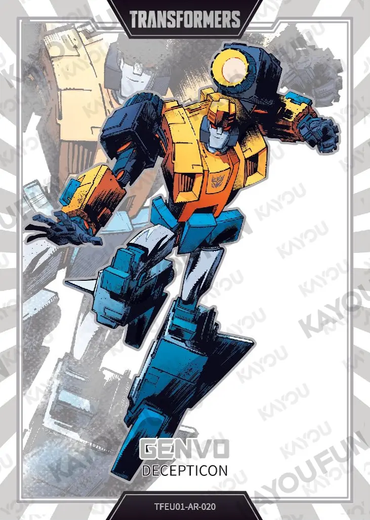 Kartu Kayou Transformers - Genvo (AR)