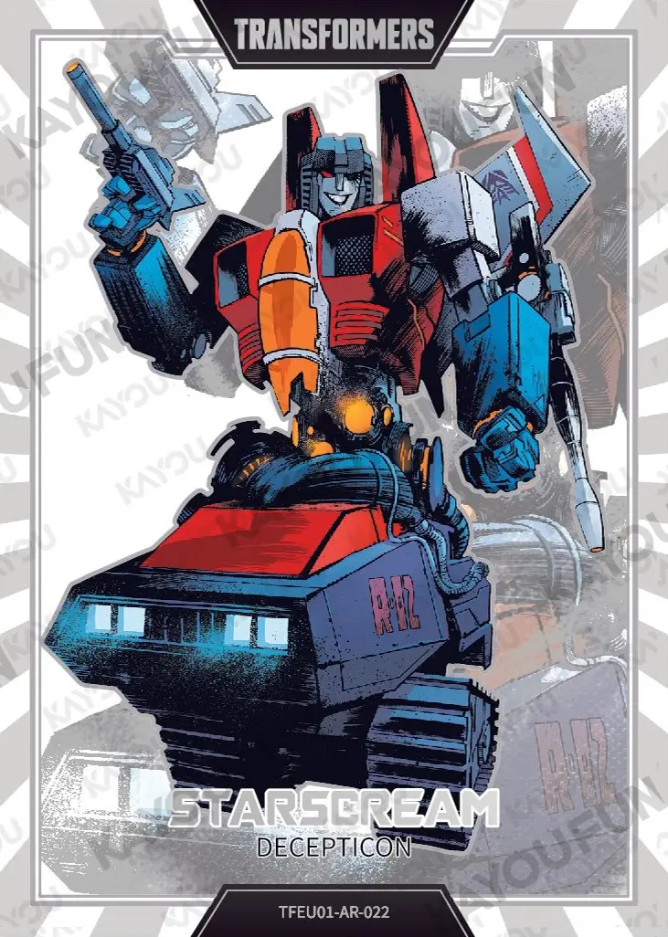 Kartu Kayou Transformers - Starscream (AR)