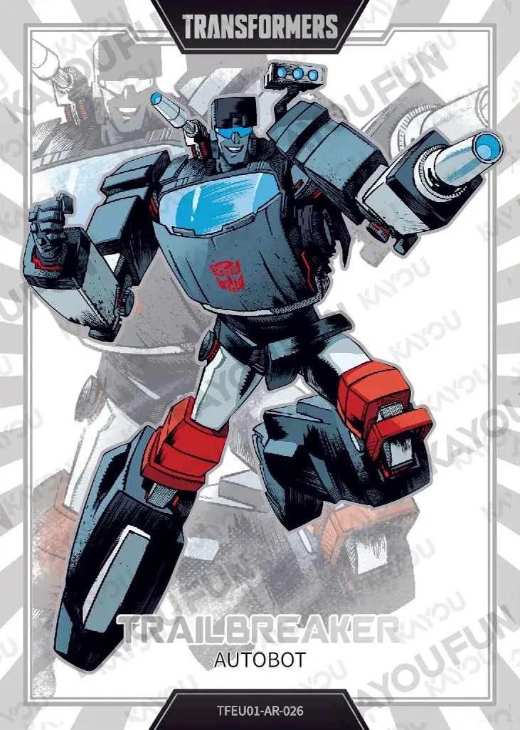 Kartu Kayou Transformers - Trailbreaker (AR)