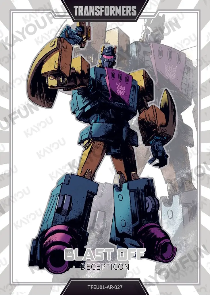 Kartu Kayou Transformers - Blast Off (AR)