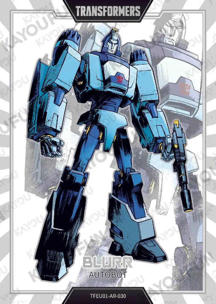Kartu Kayou Transformers - Blurr (AR)