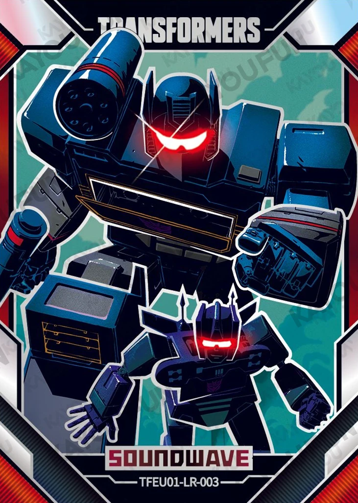 Kartu Kayou Transformers - Soundwave (LR)