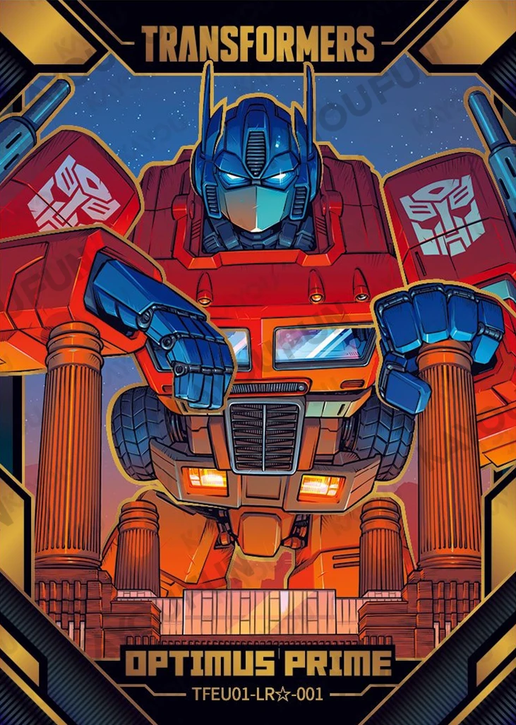 Kartu Kayou Transformers - Optimus Prime (LR☆)
