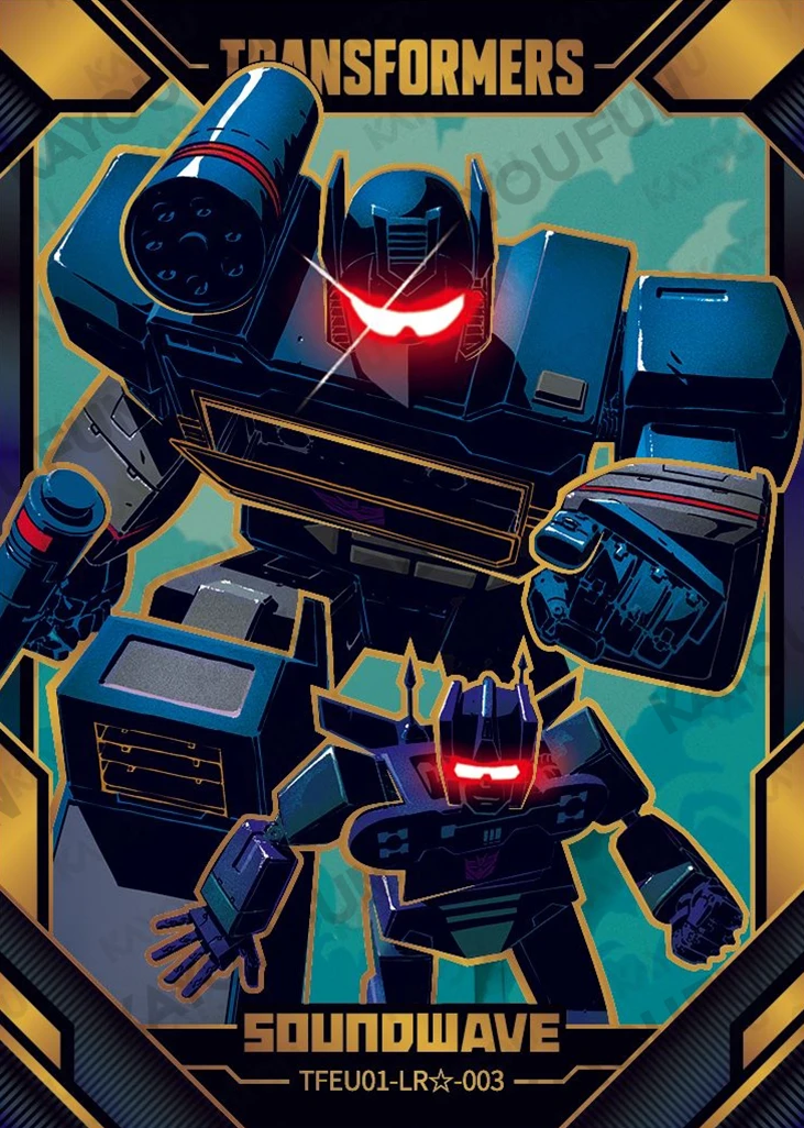 Kartu Kayou Transformers - Soundwave (LR☆)