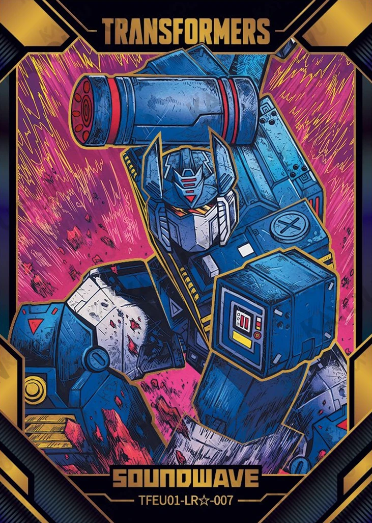 Kartu Kayou Transformers - Soundwave (LR☆)