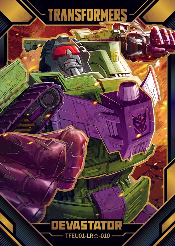 Kartu Kayou Transformers - Devastator (LR☆)