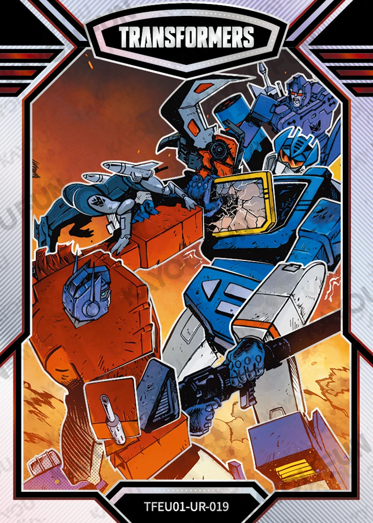 Kartu Kayou Transformers - Soundwave & Optimus Prime (UR)
