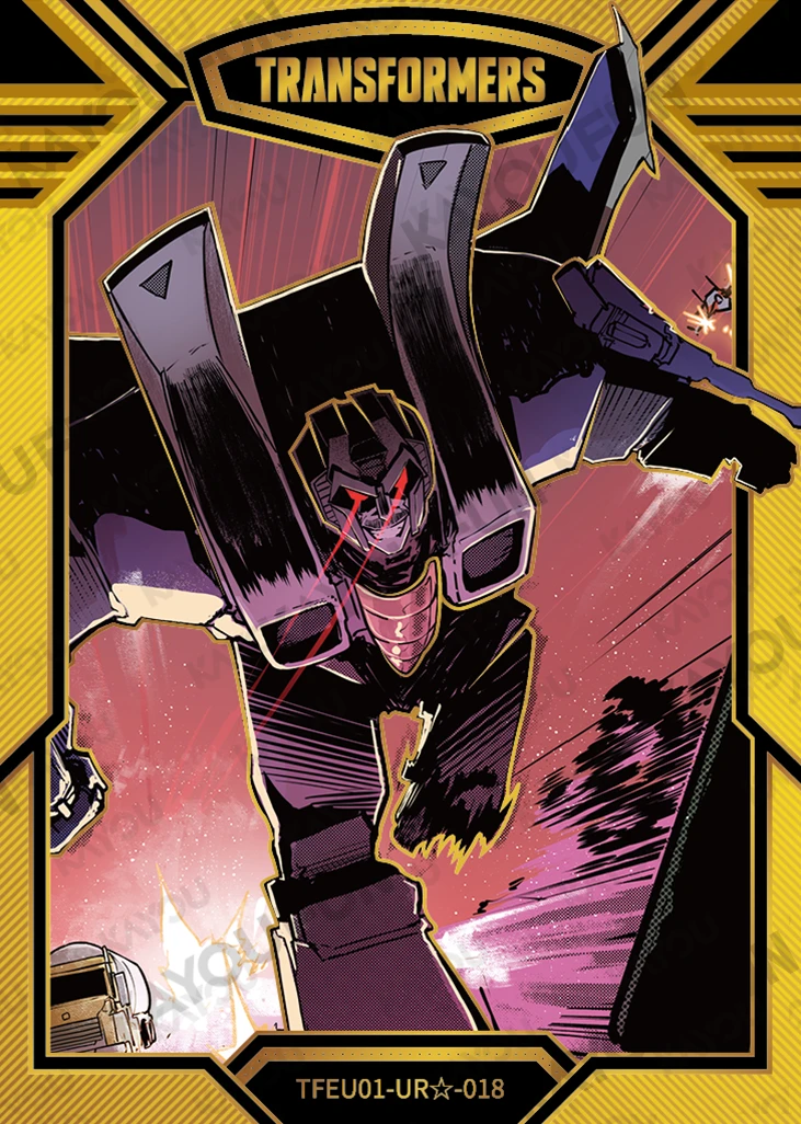 Kartu Kayou Transformers - Starscream (UR☆)