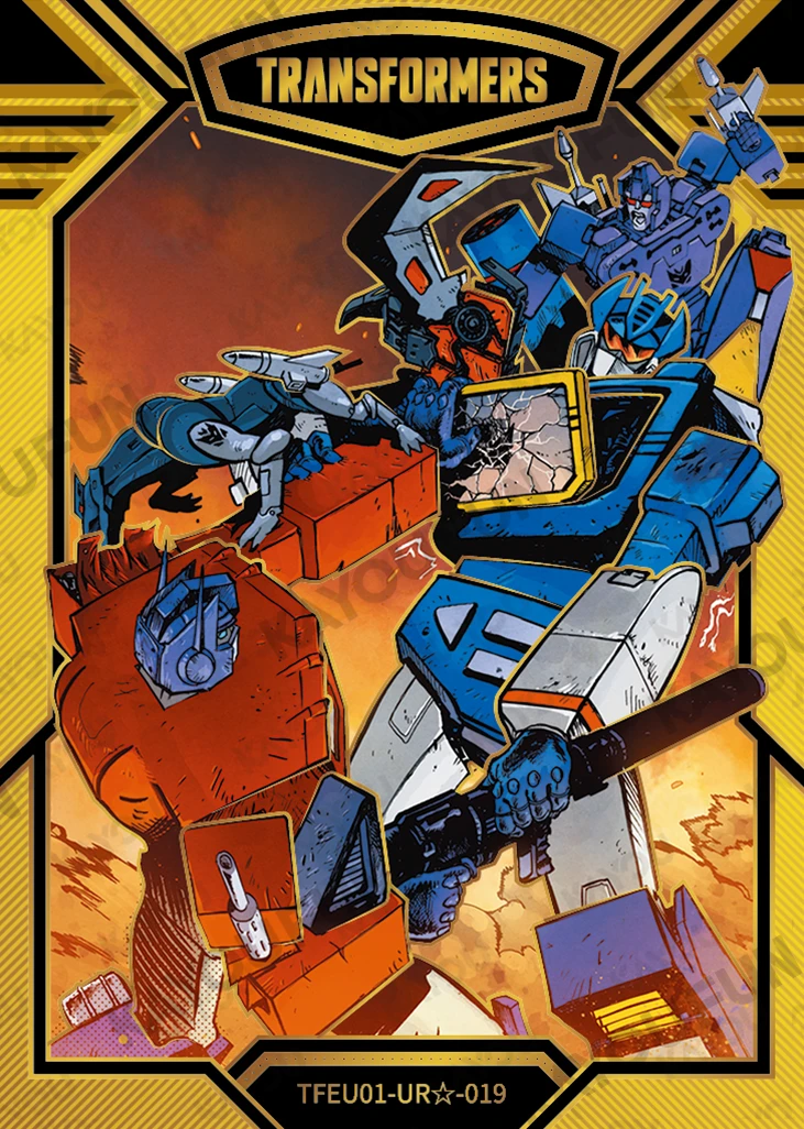 Kartu Kayou Transformers - Soundwave & Optimus Prime (UR☆)