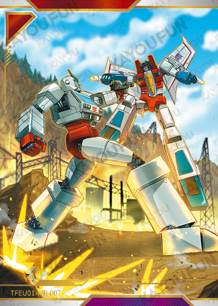 Kartu Kayou Transformers - Ratchet & Starscream (WR)