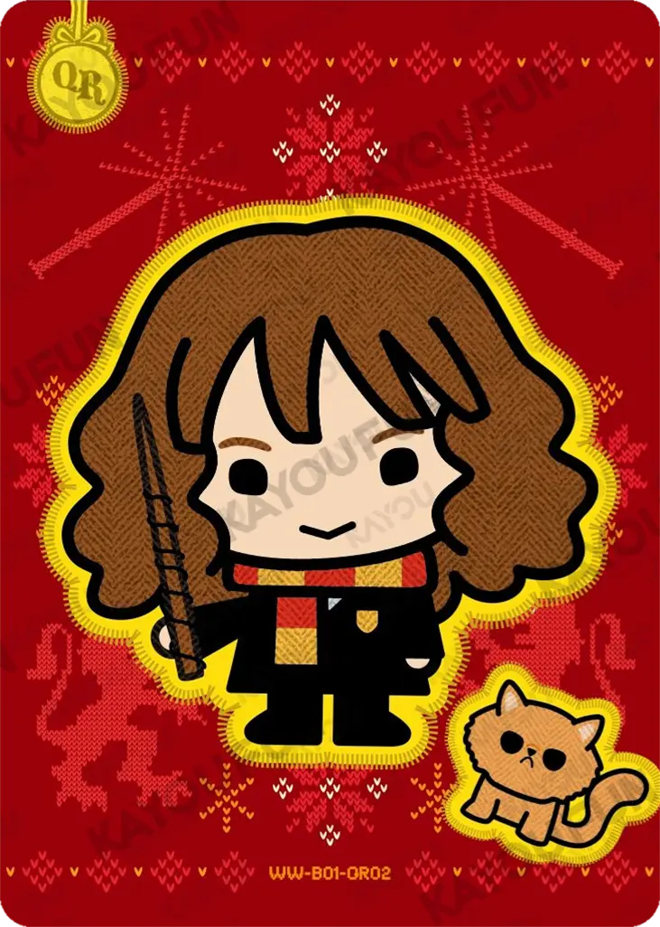 Kartu Kayou Harry Potter - Hermione Granger&Crookshanks (QR)