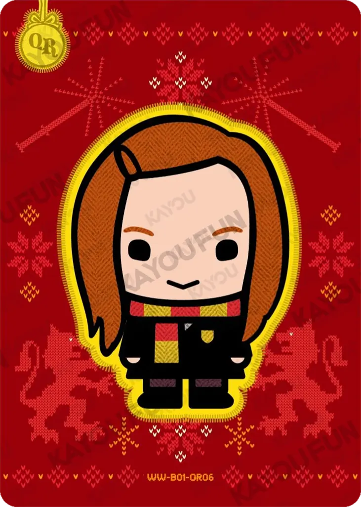 Kartu Kayou Harry Potter - Ginny Weasley (QR)