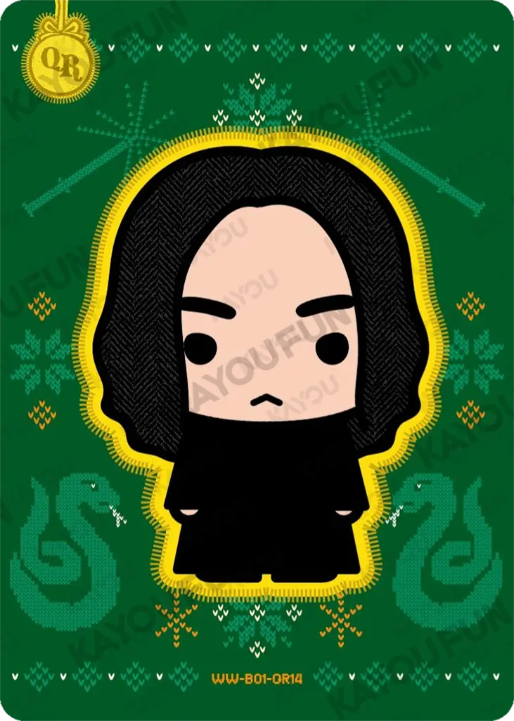 Kartu Kayou Harry Potter - Severus Snape (QR)