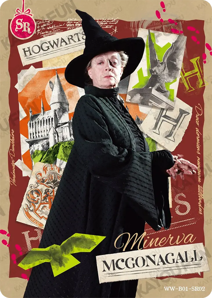 Kartu Kayou Harry Potter - Minerva McGonagall (SR)